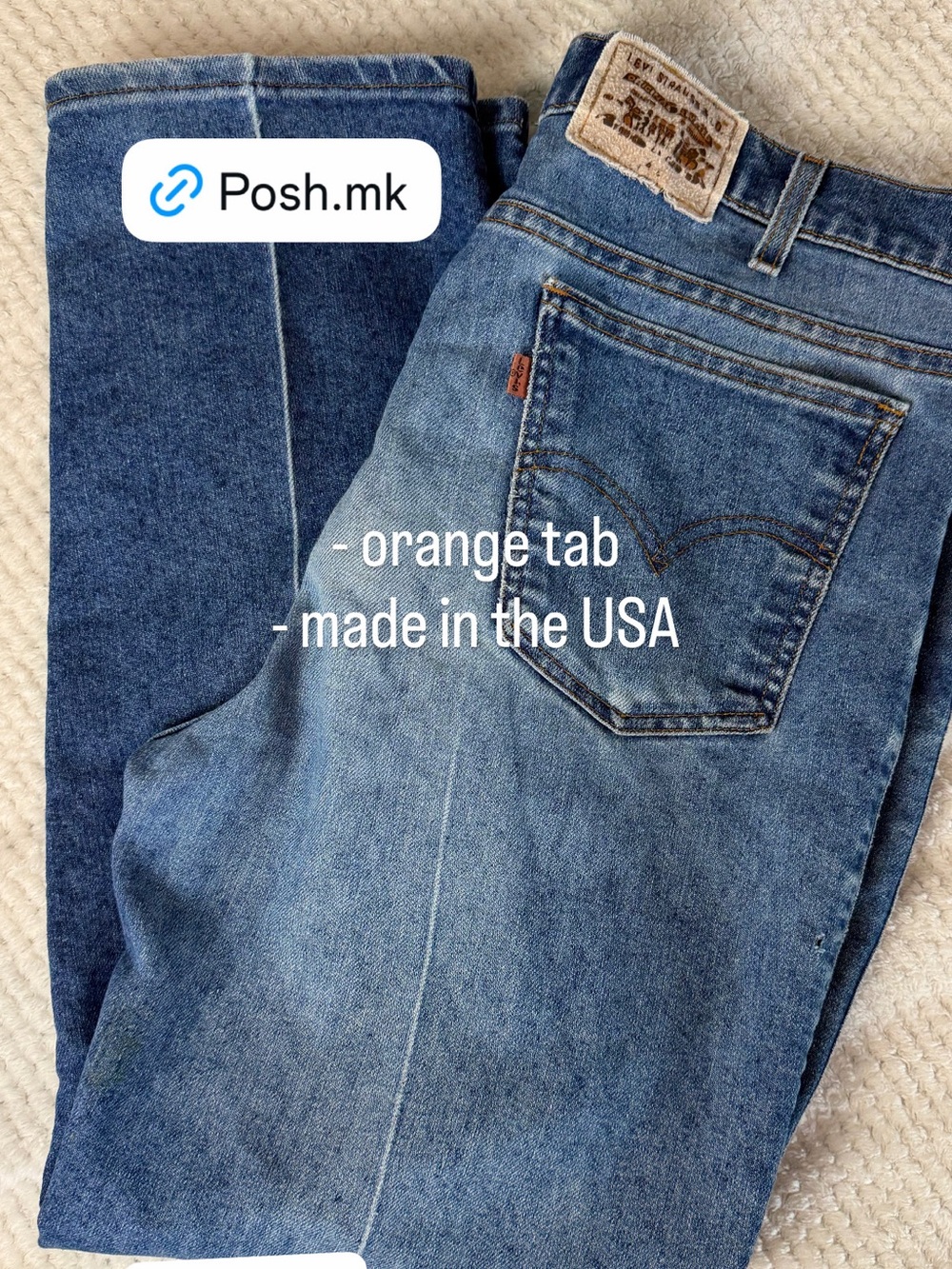 Vintage Levi's Orange Tab Made in USA